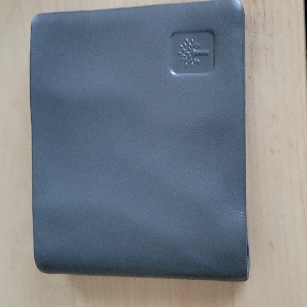 Woodland Gray Leather Wallet